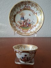 Meissen - Coppiamento precoce + orig.  Piattino con scene di serie cinese del 1725 - N1