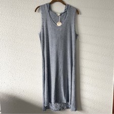Blue & White Striped Dress Delicate Knit NWT