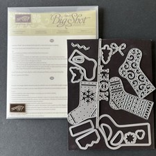 Stampin Up Christmas Stockings 141841 Thinlits Metal Cutting Dies Die Set Only