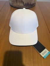 New Melin COMPASS HYDRO Performance Snapback Hat Classic Fit White $79 MSRP