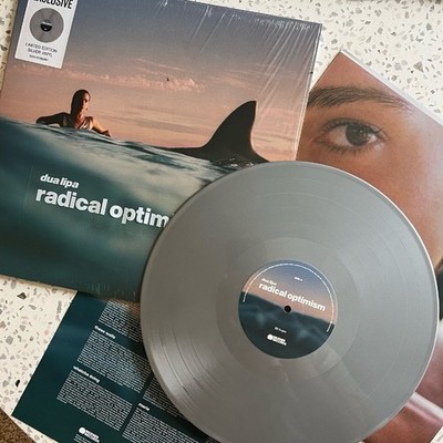 DUA LIPA RADICAL OPTIMISM SILVER COLORED VINYL LP NEW SEALED POP