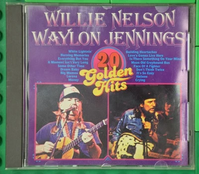 Willie Nelson & Waylon Jennings - 20 Golden Hits - Spectrum SPEC 85003 - CD - Bild 1 von 4
