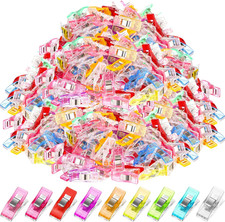 600 Sewing Clips Quilting Supplies Multipurpose Plastic Fabric Clips Assorted Co