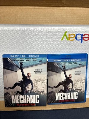 Mechanic: Resurrection (Blu-ray/DVD, 2016) Jason Statham, Jessica Alba