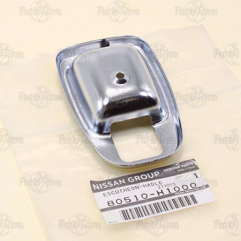 Manija de escudo de puerta delantera derecha 80510-h1000 original Nissan Datsun Sunny Truck Foto 4 de 4