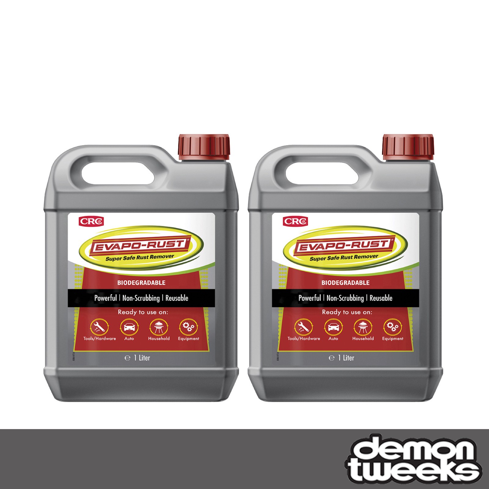 2 x Evapo-Rust Rust Removal Solution, 1L (Non Toxic & Corrosive / Biodegradable)