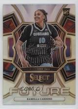 2024 Panini Select WNBA Future Silver Prizm Kamilla Cardoso #1 Rookie RC 1as0