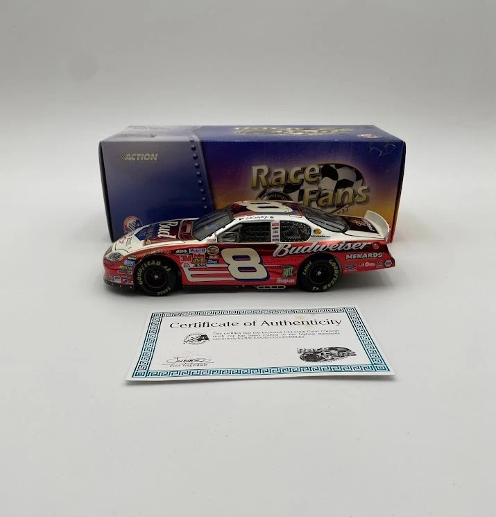 ACTION DALE EARNHARDT Jr #8 Budweiser Born On Date Daytona 500 VERSION