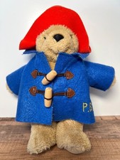 Paddington Bear Plush With Blue Coat Red Hat - Approx.10.25 Inches Long