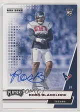 2020 Panini Playoff Rookies Red Zone Ross Blacklock #248 Rookie Auto RC 0c2