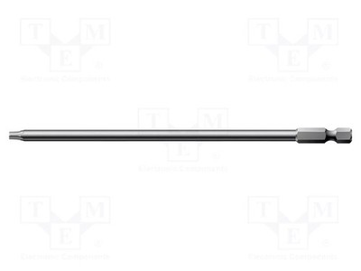 TX15 Bit L. ges: 152mm Torx Befestigung: 1/4'' (F6,3mm)