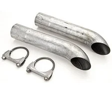 JEGS 30535 2.5" ID Exhaust Turndowns Pair