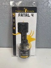 Trophy Ridge FATAL 4 Ambidextrous 4-Pin Hunting Bow Sight New .019 Pin Size