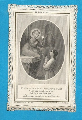 PIOUS IMAGE KNIFE BREAD FROM HEAVEN BOUMARD what is HOLY COMMUNION?