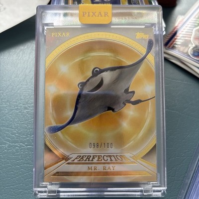 2025 Topps Disney Pixar Gold Mr. Ray Perfection Encased  98/100