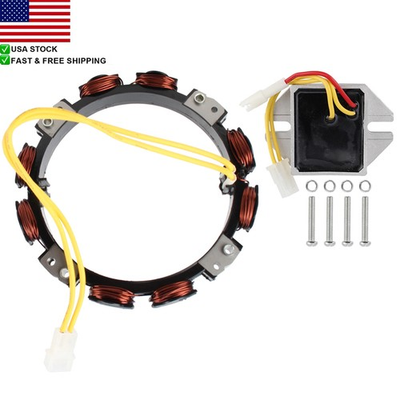 #ad #ad Alternator Stator Coil 2Pin w Regulator For Briggs amp; Stratton 10 16 Amp 592830 $21.86