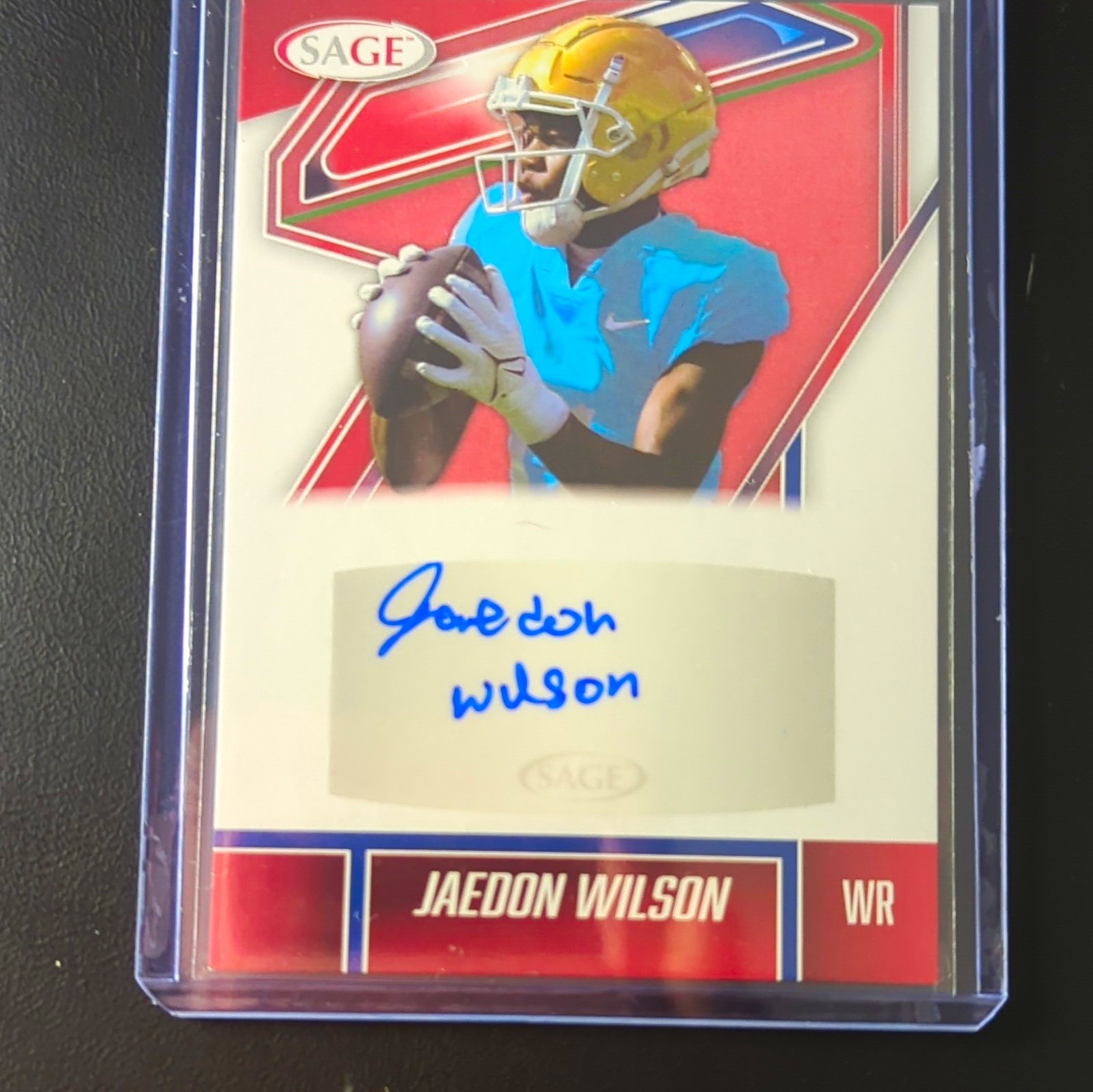 SAGE 2025 Jaedon Wilson UCLA Bruins #A-JW Autographs Hard Signed Card