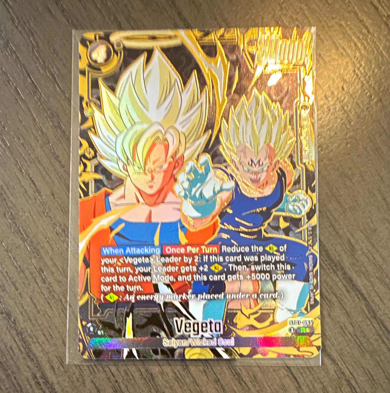 Dragon ball super card game vegeta st01-065 alt art