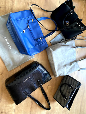 5x Handtaschen,Konvolut, Taschen,Valentino, Stefanel...neu und gebraucht