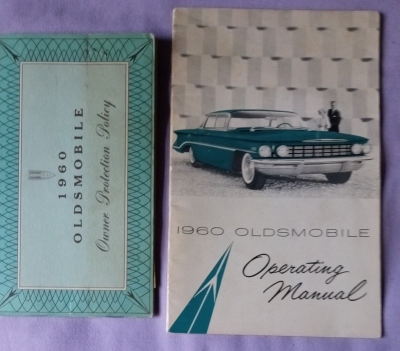1960 Vintage Oldsmobile Operating Manual, Warranties, Maintenance Records, Ephem