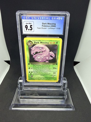 Dark Weezing (1st Edition) graded CGC 9.5 for sale on eBay