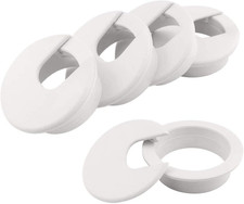 Desk Grommet 2 Inch, Plastic Wire Organizers, Computer Cable Hole Cover Plug Cap