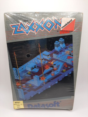 Zaxxon Sega Apple II II+ IIE 1983 Datasoft Disk Brand New SEALED 