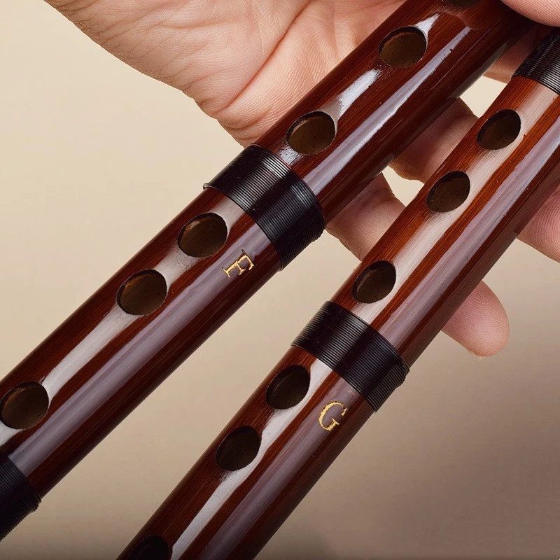 Flauta de bambú amarga profesional instrumento Dizi corto 2 secciones Piccolo Foto 3 de 4