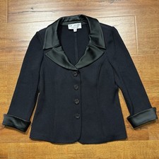 St John Evening By Marie Gray Jacket 4 Black Quiet Luxury Wealth Money Chic Glam