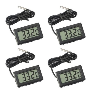 Digital LCD Thermometer Gefrierschrank Aquarium Kühlschrank Außenbereich schwarz