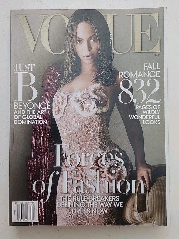 Vogue MAGAZINE September 2015 BEYONCE Fall Romance Issue 832 Pages New