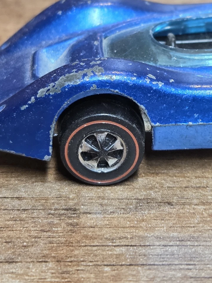 Coche modelo Hot Wheels Redline McLaren M6A 1968 azul Hong Kong diecast Foto 4 de 4