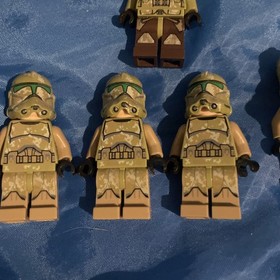 Lego Star Wars Kashyyyk Clone Trooper Minifigure Lot Of  5 41st Elite Corps Camo