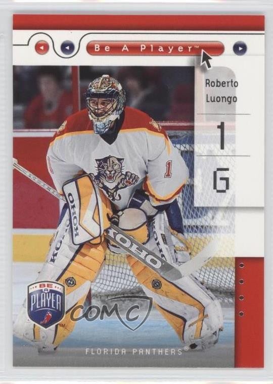 2005-06 Upper Deck Be a Player Roberto Luongo #39 HOF 1z4