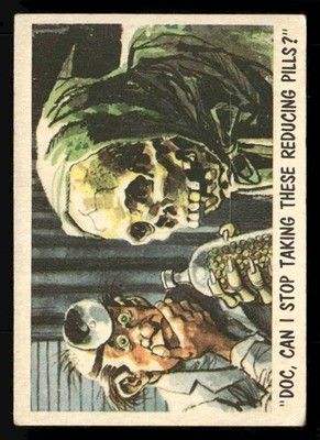 1959 Topps You'll Die Laughing #6 Doc, can I stop taking these reducing pills?