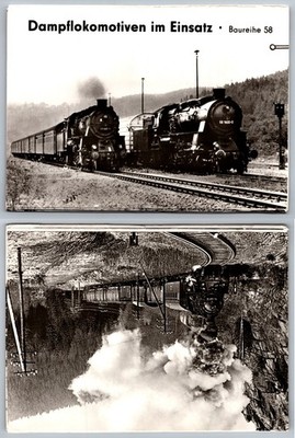 Continental Dampflokomotiven Im Einsatz Postcard