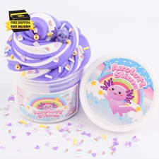 Purple Axolotl Slime Kit, Scented Butter Axolotl Slime, Slime Party Favors for K
