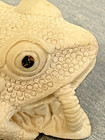 Vintage Hand Carved Frog, Bali, Ca. 1970"s, 1 1/4 x 2 1/4 x 3 1/8 Inches, Mellow — photo 9