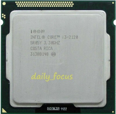   Core i3-2120 3.3 GHz LGA1155 2 cores 4 threads SR05Y CPU Processor 3 MB #zb