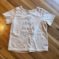 Rylee + Cru Basic Tee Eat Sleep Beach Repeat 2/3 Years