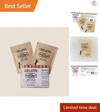 Versatile Unflavored Kosher Beef Gelatin Powder - Ideal for Home Cooking