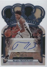 2023-24 Panini Crown Royale Crown Auto Blue /75 MarJon Beauchamp #CA-MJN