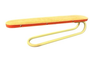 Vintage German Sleeve Tailor Padded Ironing Board 19x5 FRZ Gerate Wood & Metal