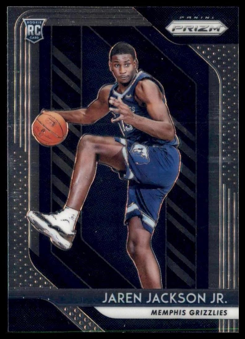 Jaren Jackson Jr. #66 Basketball Cards 2018 Panini Prizm trading card — raw and PSA graded price guide