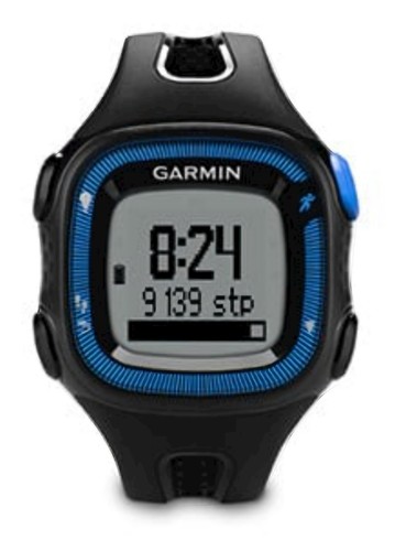 Garmin Forerunner 15 GPS Fitness Running Watch In Black/Blue - Picture 2 of 24
