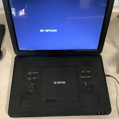Boifun BFN-161 Portable DVD Player 15.6'' LCD Screen USB/MMC/SD Slot NEW