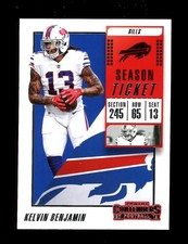 2018 Panini Contenders Season Ticket #89 Kelvin Benjamin Buffalo Bills QTY