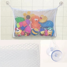 Baby Bath Mesh Storage Bag Kids Cartoon Toy Organizer Beach Sand Toys Net