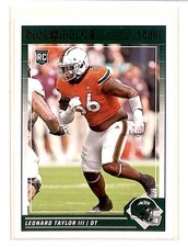2024 Score Rookie Leonard Taylor III RC New York Jets #396