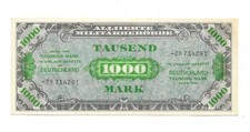 1000 Mark 1944 Ro. 207c Alliierte Milit&auml;rbeh&ouml;rde  (1) UNC